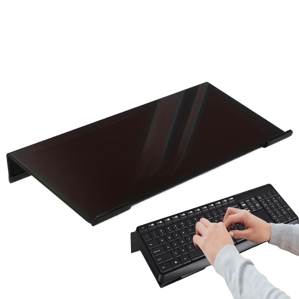 Keyboard Stand Ergonomic Clear Tray Keyboard Tray Holder for Office for Home Study Room Reception School Cubicle Work Gamers