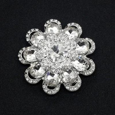 1pcs Large Rhinestone Buttons For Coat Clothing Suit Sewing DIY Accessories