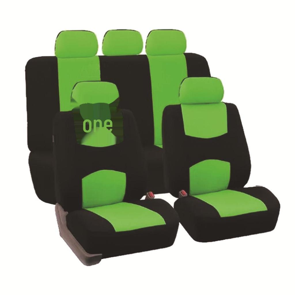 All Seasons Universal 5-Seat Car Seat Cover Set - 9 Pieces