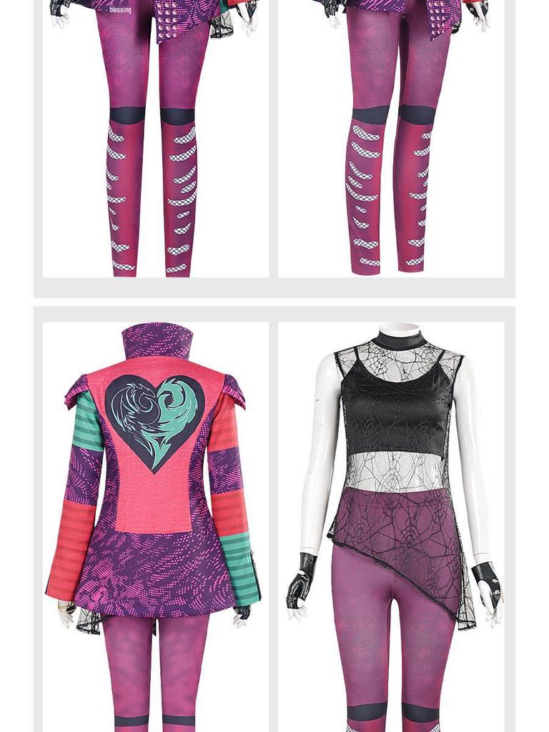 Cross-Border Halloween Descendants 3 Cosplay Onesie Bodysuit Costume
