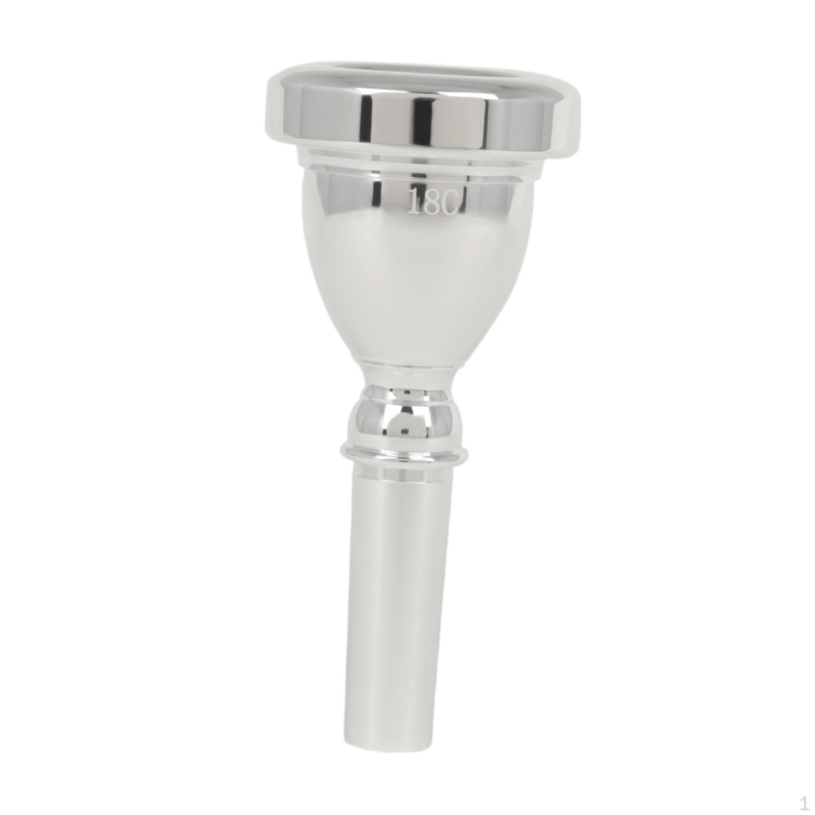 

Мундштук для тубы 14 мм для начинающих и музыкантов серебряный