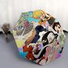 1pc Anime Characters Automatic Opening Umbrella with 3-Fold Design, 8-Bone Iron Frame - Outdoor for Fans, Travelers, Daily Use, and Festive Gifts.U068