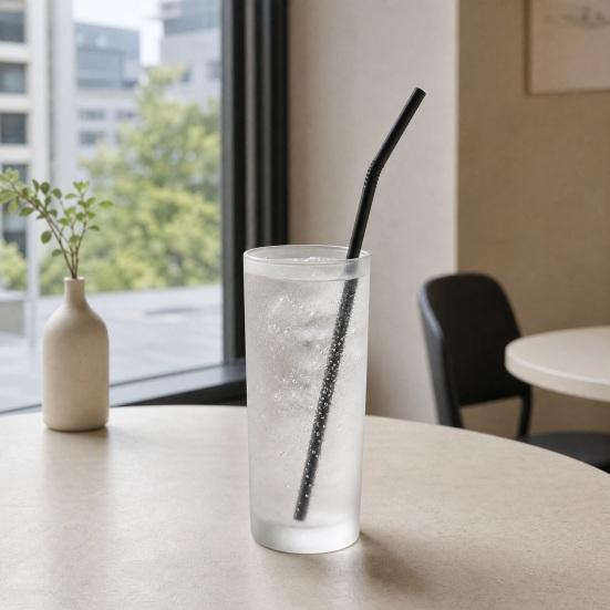 100PCS Disposable Straws, Colorful Bendable And Straight Straws, Food-Grade PP Safe Drinking Straws for Milk Tea Juice Drinks Party Use