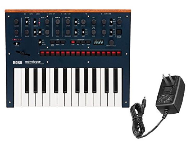 KORG Monologue Dark Blue Genuine AC Adapter Set [monologue-BL] + "KORG KA350"