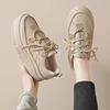 Fashion Spring Autumn Lace Up Woman Footwear Comfortable and Elegant Fashion 2025 Walking Original New Arrival In Casual Shoes for Women