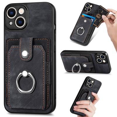 Fashion Card Slot Leather Bag Case For Iphone 14 Pro Max 12 13 11 15 Pro 14pro Iphone15 Iphone14 Fall Protection Wallet Cover
