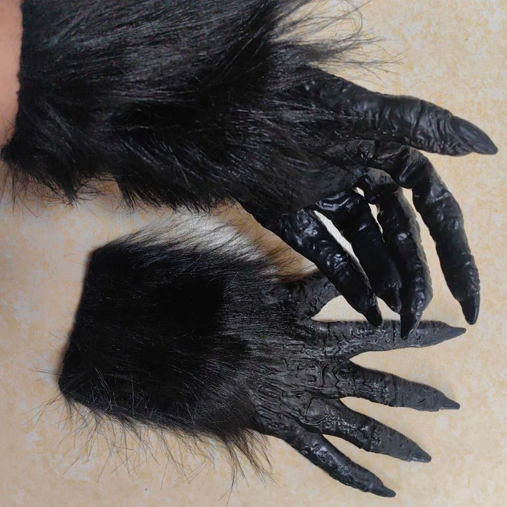 Latex Bestienklauen Gruselige Cosplay-Fäustlinge Party-Requisiten Halloween-Handschuhe Fotografie