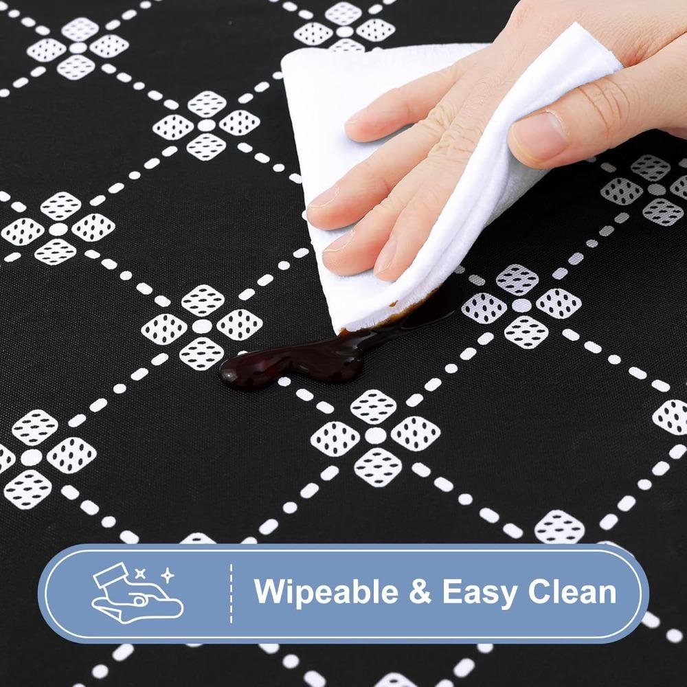 Elastic Edge Elastic Rectangle Picnic Table Cloth Waterproof Table Linen Folding Table