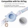 Adjustable Cat Tracker Collar for AirTag Holder Safety Buckle Silicone Protective Case Anti-Lost Pet Cat Tracking Collar