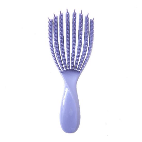 Women Fluffy Hair Brush Portable Anti-static Vented Hair Paddle Brush Scalp Massage Hair Voluming Styling Detangling Comb