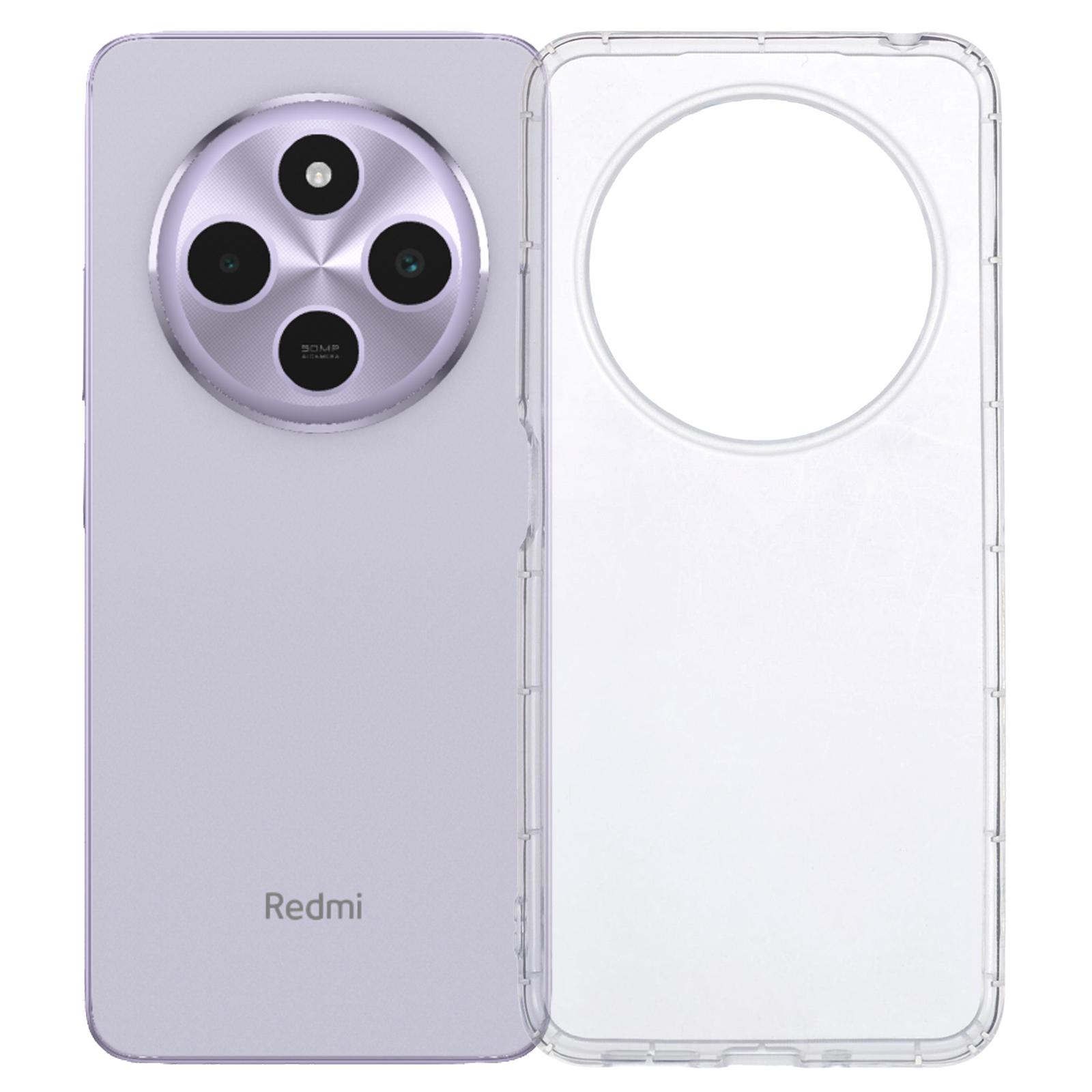 

Чохол для телефону для Xiaomi Redmi 14C 4G/14R 5G/Poco C75 4G Прозорий TPU чохол Захист повітряною подушкою (Великий задній отвір об єктива) Style A