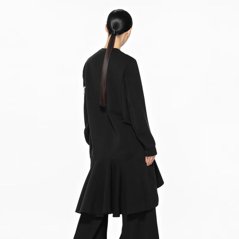 JNBY Asymmetric Loose Long Sleeve Dress