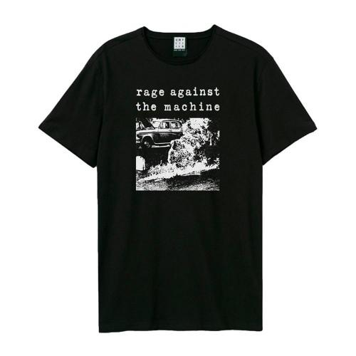 Rage Against the Machine Unisex Adult Monk Fire T-Shirt