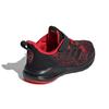 MARVEL X Adidas Fortarun Spider Man K Abrasion Resistant Breathable Low Top Kids' Running Shoes Black Red Kids' FY1382