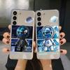 Transparente Hülle für Samsung Galaxy S22 S20 FE S21 S10 S9 Plus Note 20 Ultra 10 Lite 9 Weiche TPU Handyhülle Mechanischer Astronaut Weltraum