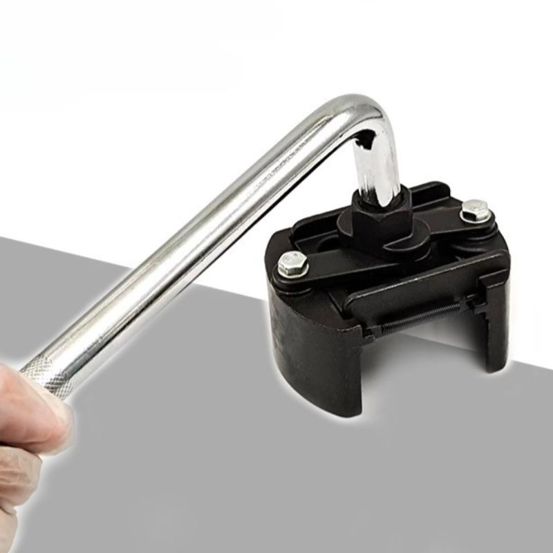 

60-80mm Car Oil Filter Wrench Fuel Filter Removal Cast Steel Spanner Adjustable Removal Tool Universal Automotive Accessories белый