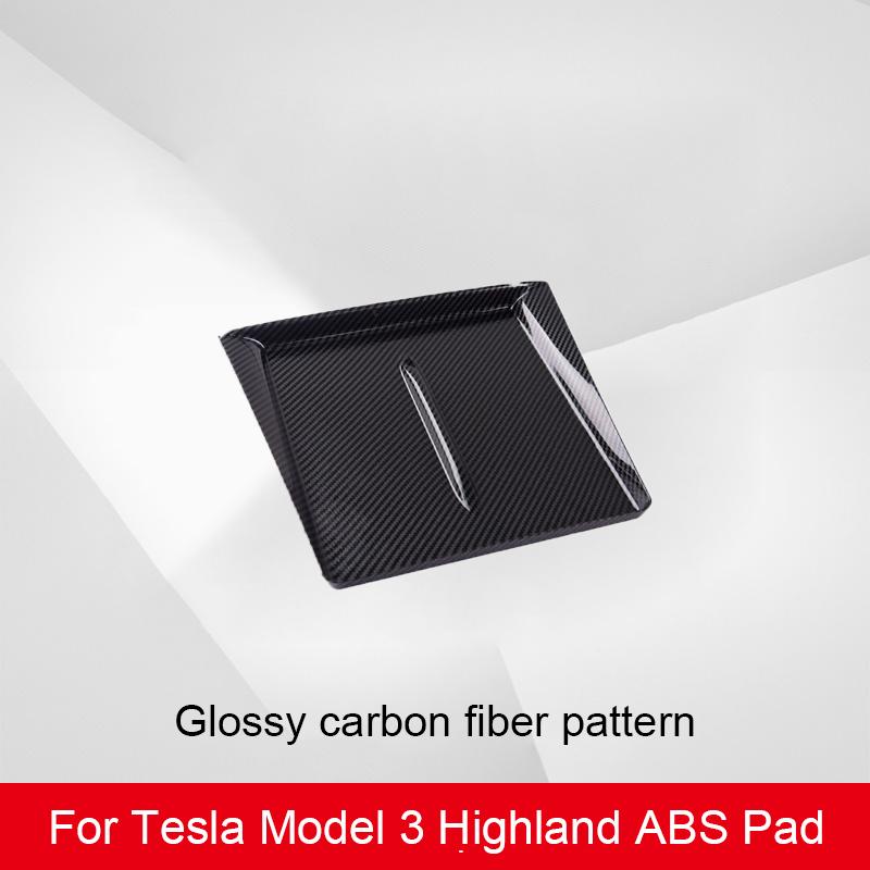 For Tesla Model 3 Highland 2024 Wireless Charging Pad Silicone Mat New Model 3 Center Control Cell Phone Anti-slip Silicone Mat