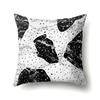 Polyester Pillow Case Automobile Decoration Home Printed Pillow Case Waist Cushion Cover Car Cushion Head Cushion Cover