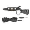 Acoustic Guitar Pickup Volume Adjustable Magnetic Guitar Pickup with 3 Meters Cable Black