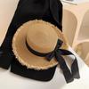 Summer Internet celebrity straw hat collection girls summer seaside vacation sweet raffia weaving sun hat
