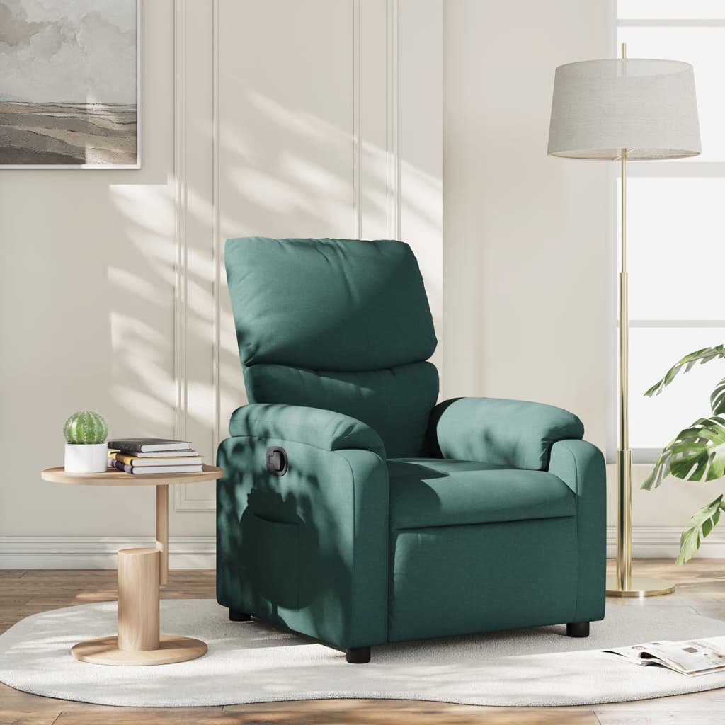 Relax Chair Dark Green Fabric