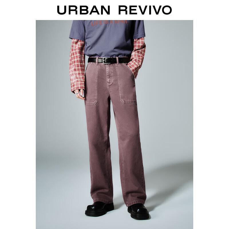 UR Men s UMM850038 Straight Leg Patch Pocket Jeans 30