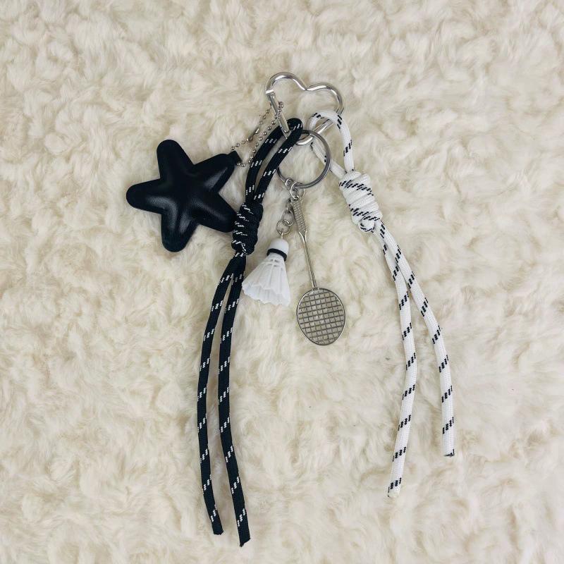 

Star Faux Leather Mini Backpack Hanging Handbag Pendant Bag Pendant Bags Accessories KTB Badminton