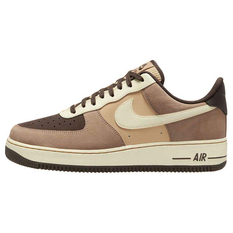 Nike Air Force 1 Low Top Skateboard Shoes Men's Beige Brown FB8878-200