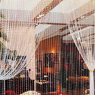 30 Meter transparenter Kunststoff-Harzperlen-Vorhang, Fenster, Tür, Hochzeitshintergrund