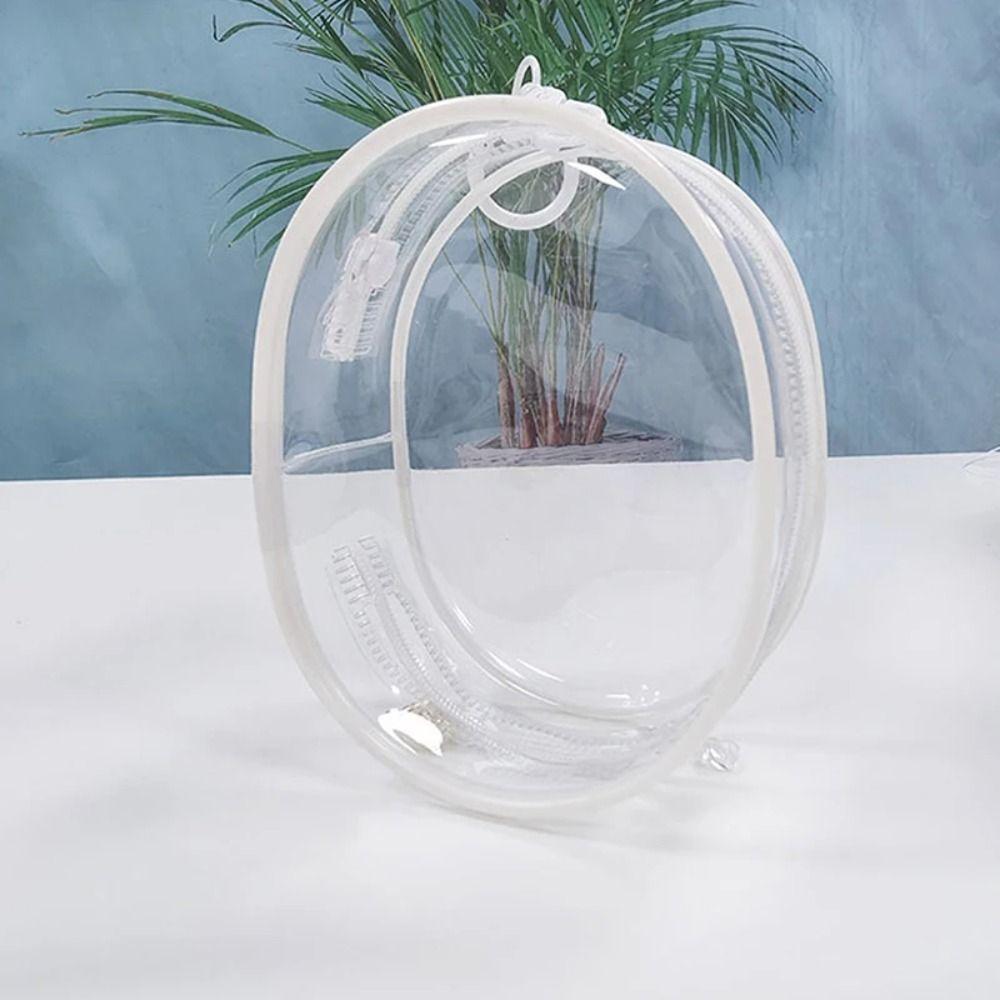 

Keychain Bag Doll Thicken Storage Pouch Transparent Plush Doll Out Bag DIY Keychain белый