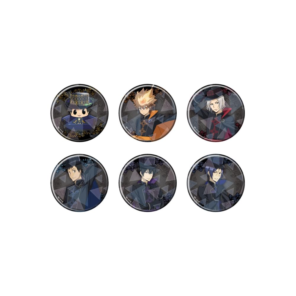 

Katekyo Hitman 02 Gothic Holographic Tin Badge Complete Set of 6 Boxed Sets Reborn! ver. [Original Illustration] [57mm]