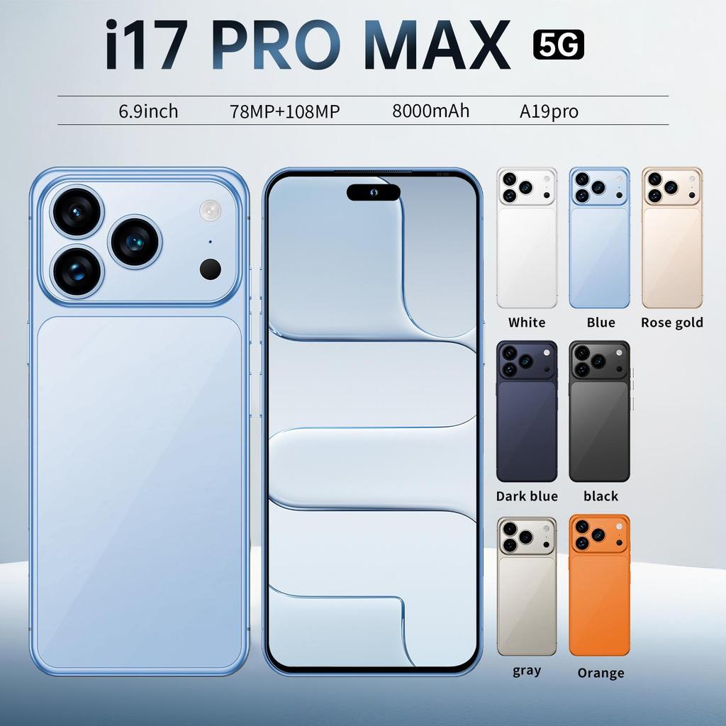i17 Pro Max Smart Dynamic Island 7.3" Mobile Phone for TikTok