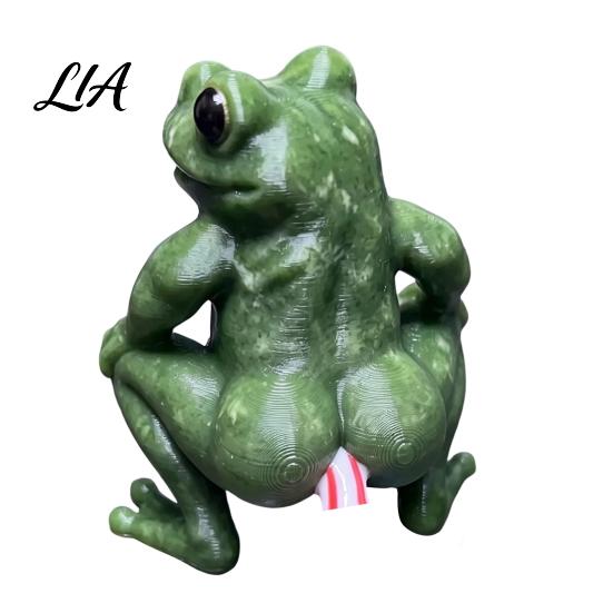 Interesting Oral Care Accessories Funny Frog Toothpaste Dispenser, Creative Bathroom Squeezer Cap Reusable Anti Stain for Standard Tubes, Novelty Gag