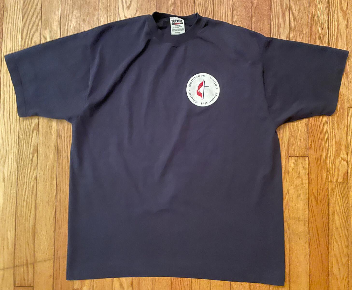 Vtg 90s Church Bethlehem United Methodist Graphic T-Shirt Size XL Tultex S