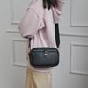 IELGY Ladies Black Large Capacity Crossbody Small Square Bag