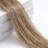 100x200CM Living Room String Curtain Shiny Tassel Silver Line Cortinas Solid Color Window Home Door Divider Curtain
