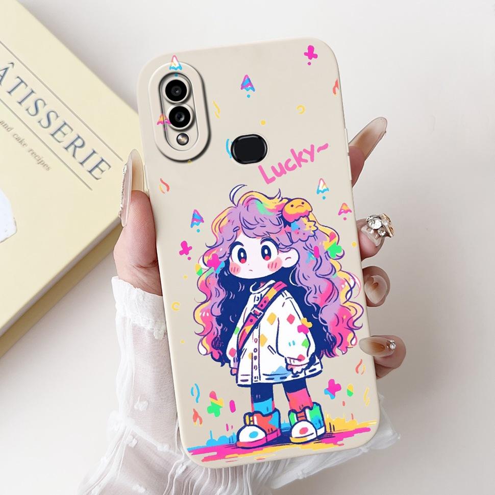 For Samsung A10s Case A 10s Cover SM-A107F SM-A107M Cute Fashion Painted Cover Casing For Samsung Galaxy A10s Fundas Housing TPU