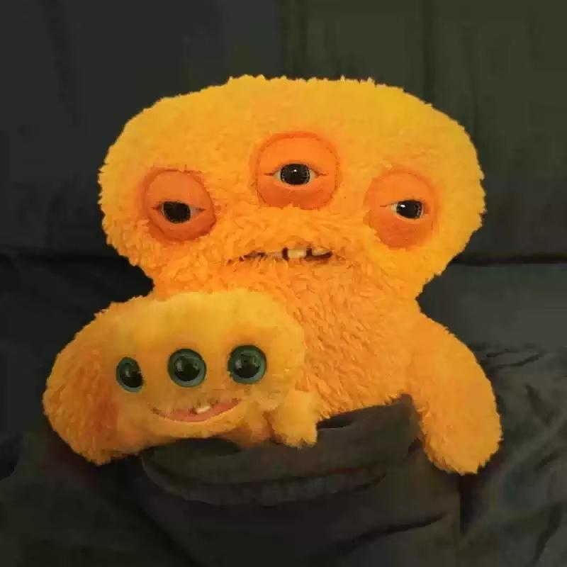 In Stock Genuine Fuggler Funny Mini Rascals Baby Series Ugly Cute Monster Plush Doll Collectible Toy Christmas Gift
