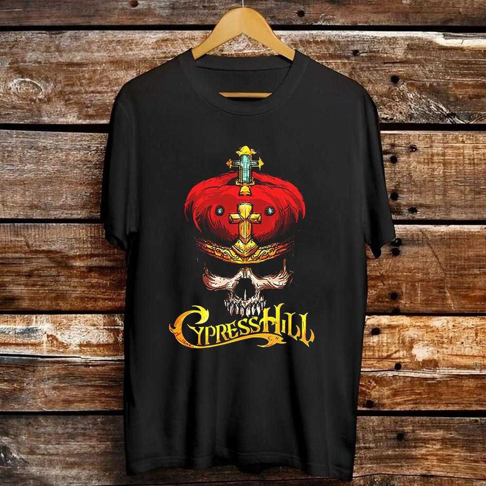 Cypress Hill Band Skull Short Sleeve T Shirt  SO570 Unisex T-Shirt XXXL
