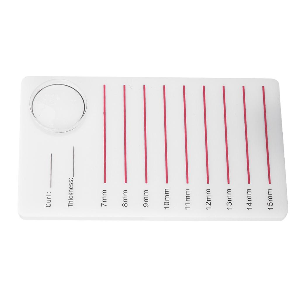 Oversized Grafting Eyelashes Stand Palette Eyelashes Extension Holder Silicone Pad Makeup Tool