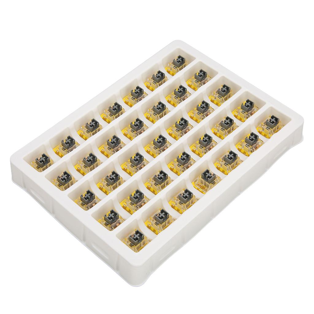 35 ks Mechanický spínač klávesnice Lineární Prachotěsný Tichý Dlouhá životnost DIY Spínač klávesnice s