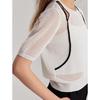 ELLE Women's Summer Hollow Knit Sweater