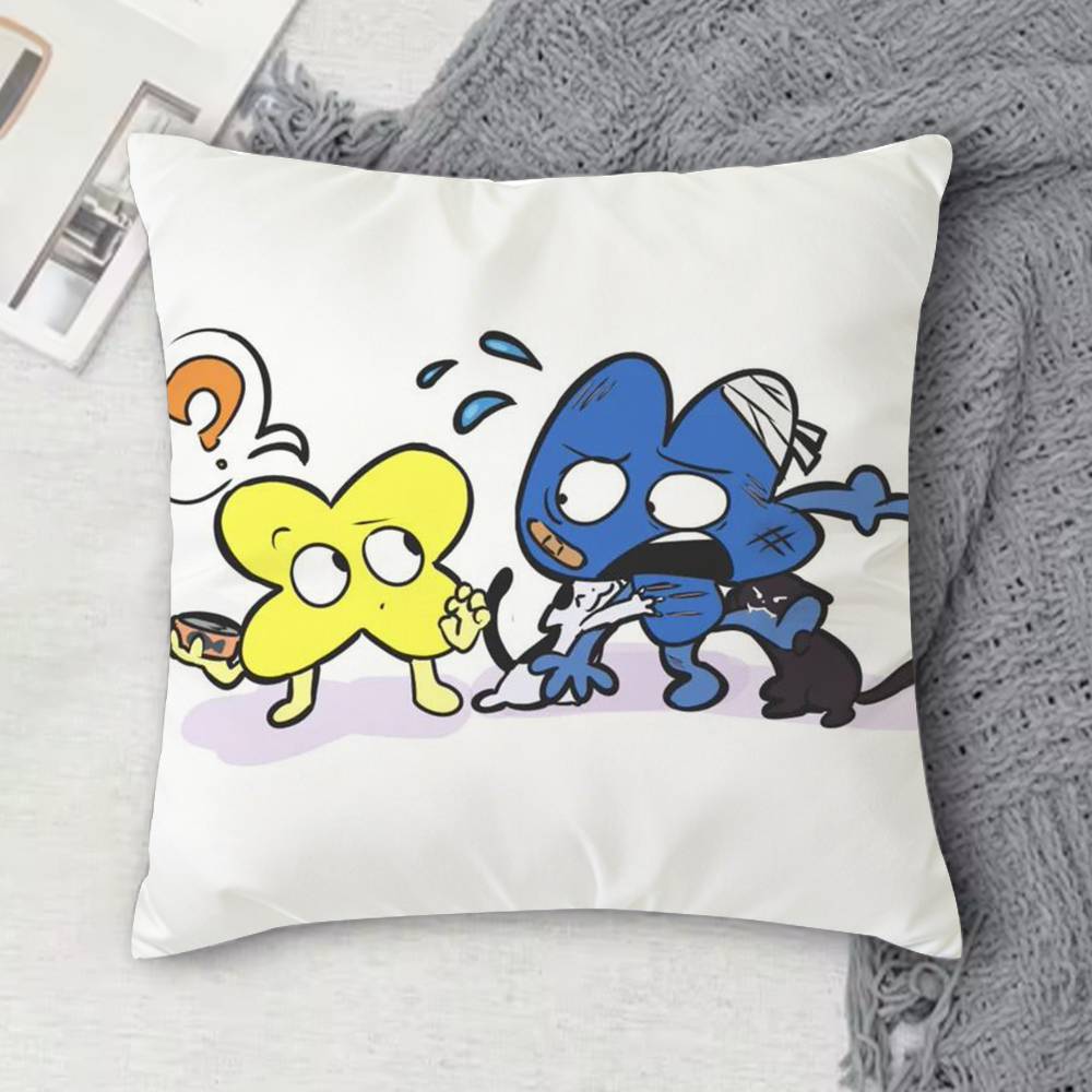 Funny Bfb X And Four Double-Sided Printed Square Decorative Cushion Cover For Sofa Living Room Home Decor