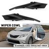 Driver Passenger Side Windshield Wiper Cowl Trim Panel Cover Compatible With Toyota Sienna 2011 2012 2013 2014 2015 2016 2017 2018   Replace