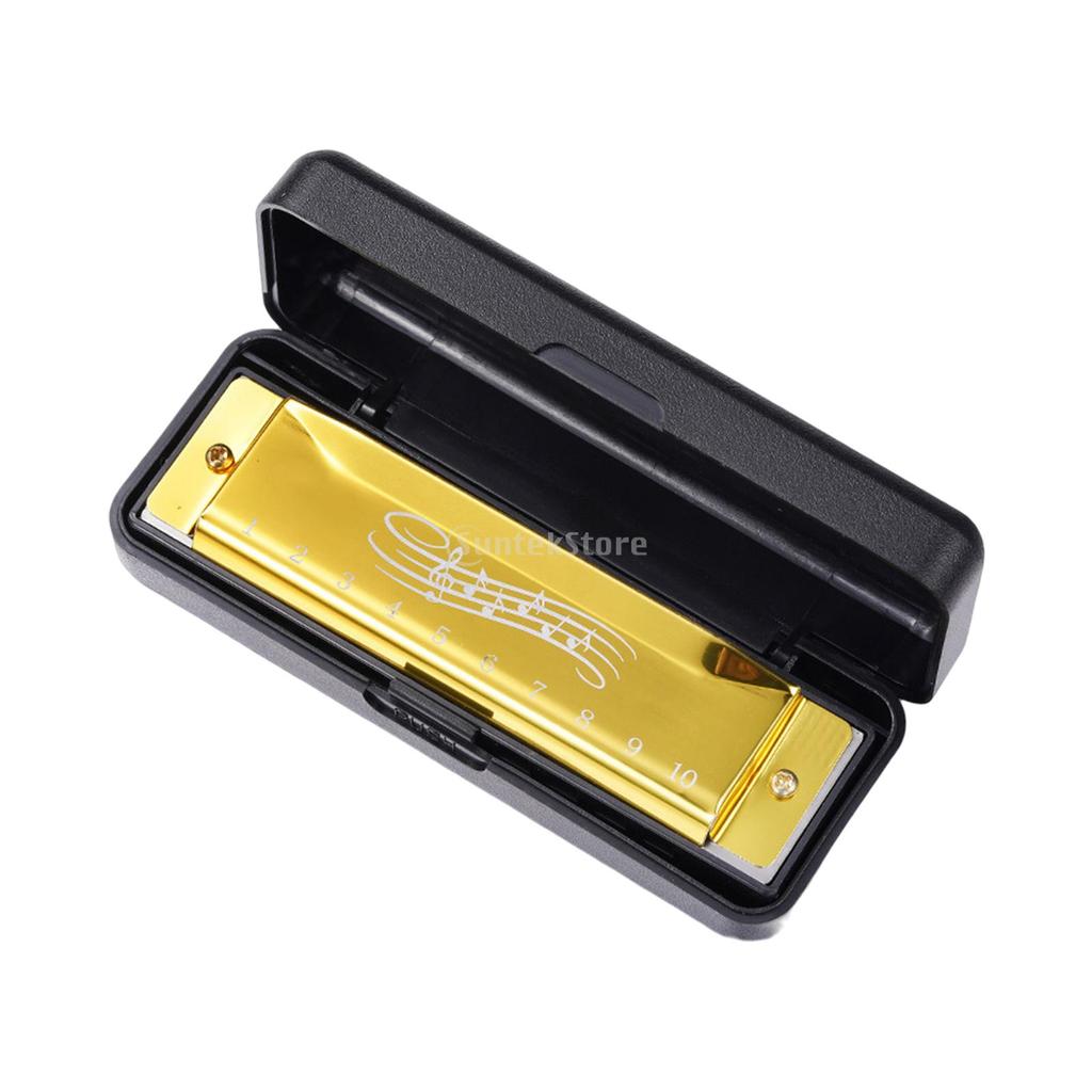 10 holes Harmonica Mouth Organ 20 Tone Practical Musical Instrument play Harmonica for Stage Party Activity Beginner toddlers
