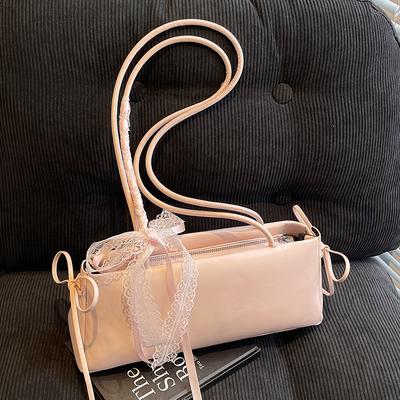 Ballet-style Underarm Baguette Bag Casual Fashionable and High-end Single-shoulder Women's Bag