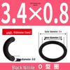 Durable Nitrile Rubber O-Ring, Wire Diameters 0.4-0.8mm, Waterproof & Wear-resistant Sealing Ring