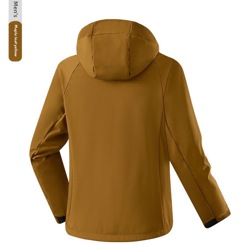 Women's Softshell Jacket Lightweight Fleece Lined Waterproof Coats Rain Jacket with Hood for Outdoor Hiking