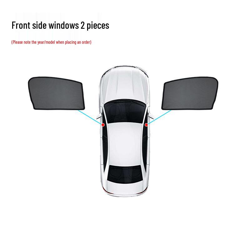 Magnetic Sunshade Screen for Chery Tiggo 8 - Heat Insulating Car Curtains
