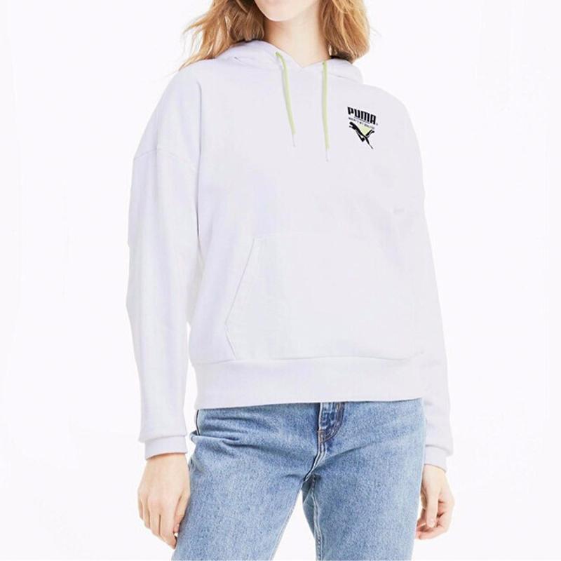 Puma Tfs World Resonance Series Hoodie Women Tops White 599056-02